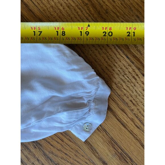 CALME Johnny Was White Long Sleeve Midi Dress  Women's Size Small - Picture 8 of 9